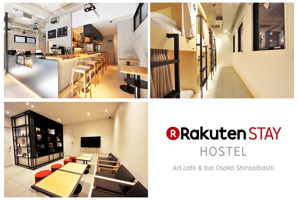 Rakuten STAY HOSTEL Art cafe & bar Osaka Shinsaibashi