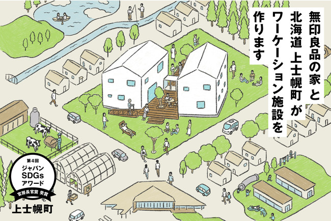 MUJI HOUSE、北海道上士幌町に「無印良品の家」のワーケーション施設を2022年4月に開業