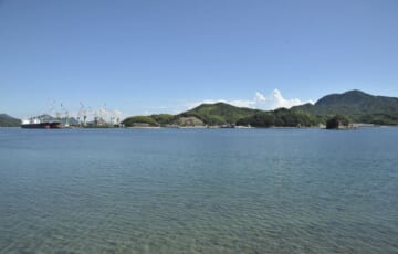 生口島南岸からの眺め